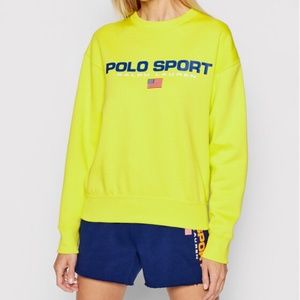 POLO RALPH LAUREN WMNS POLO SPORT FLEECE SWEATSHIRT Size -M